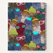 フクロウ ノートブック (裏面)