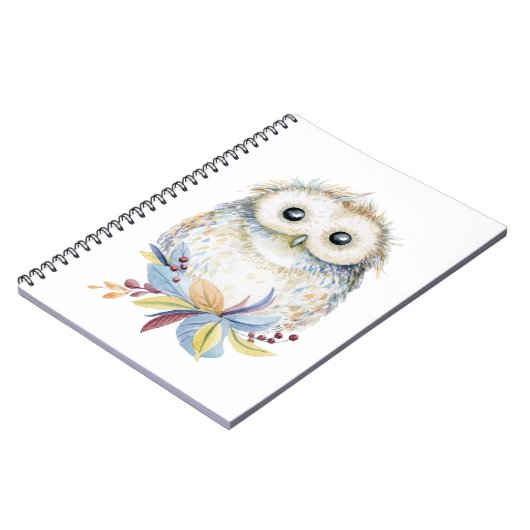 フクロウ ノートブック (左側)