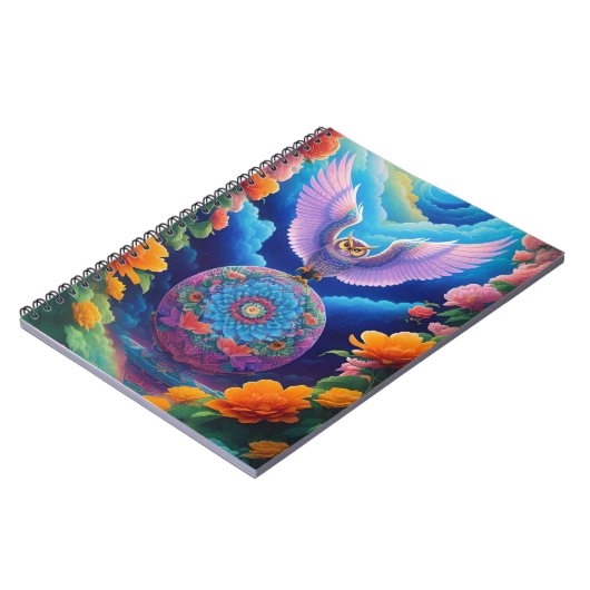 フクロウ ノートブック (左側)