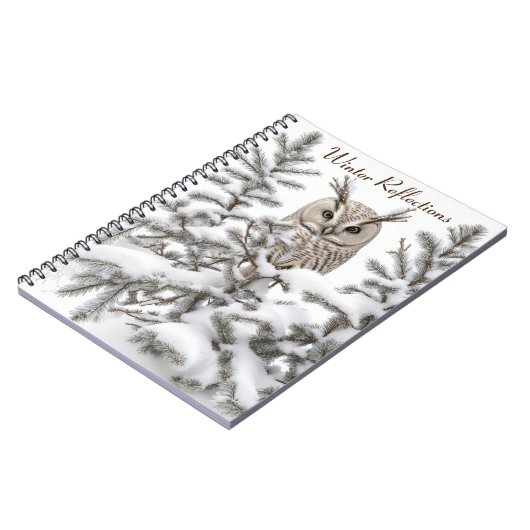 フクロウ ノートブック (左側)