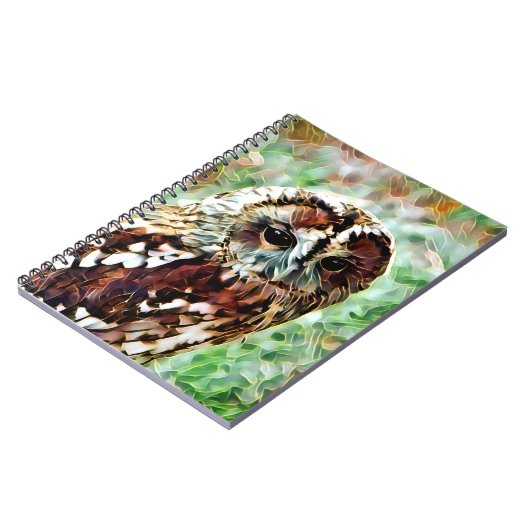 フクロウ ノートブック (左側)