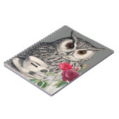 フクロウ ノートブック ジャーナル (左側)