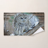 フクロウ バスタオルセット (ハンドタオル)