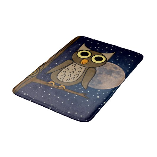 フクロウ バスマット (アングル)