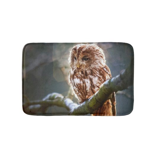フクロウ バスマット (正面)