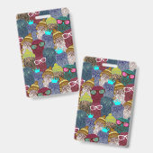 フクロウ バッジ (正面＆裏面)