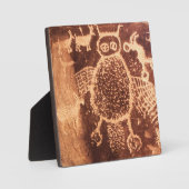 フクロウ・ピクトグラフユタ， 9 Mile Canyon フォトプラーク (正面)