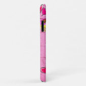 フクロウ ピンク iPhoneケース Case-Mate iPhoneケース (裏面/右)