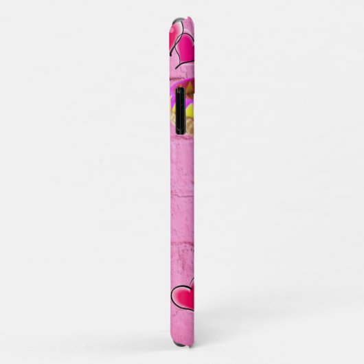 フクロウ ピンク iPhoneケース Case-Mate iPhoneケース (裏面/右)