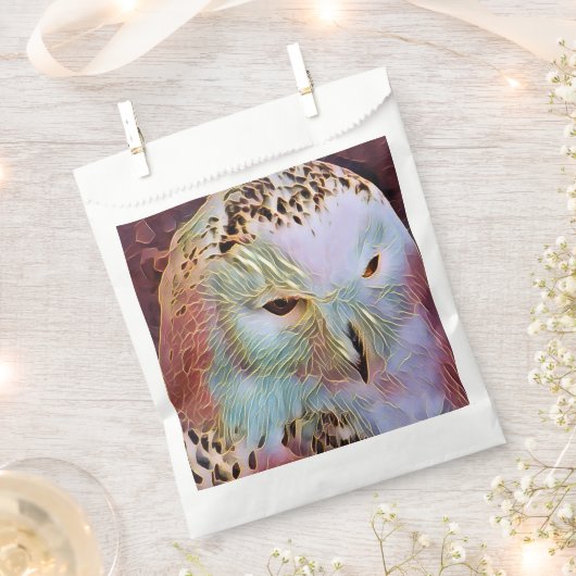 フクロウ フェイバーバッグ (クリップ留めされた状態)