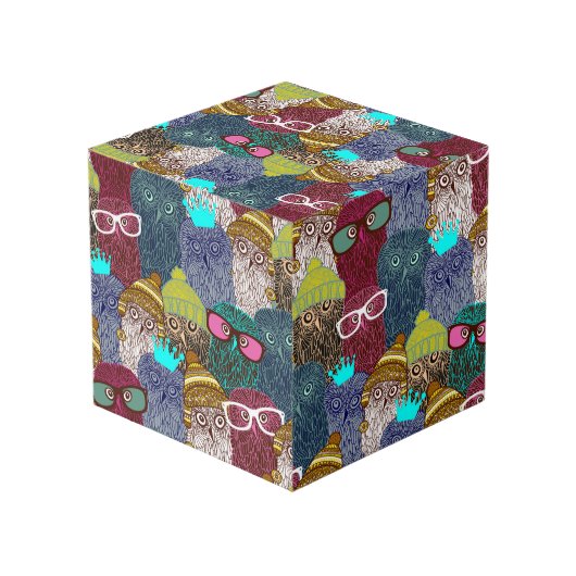 フクロウ フォトキューブ (裏面アングル)