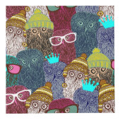 フクロウ フォトキューブ (正面)