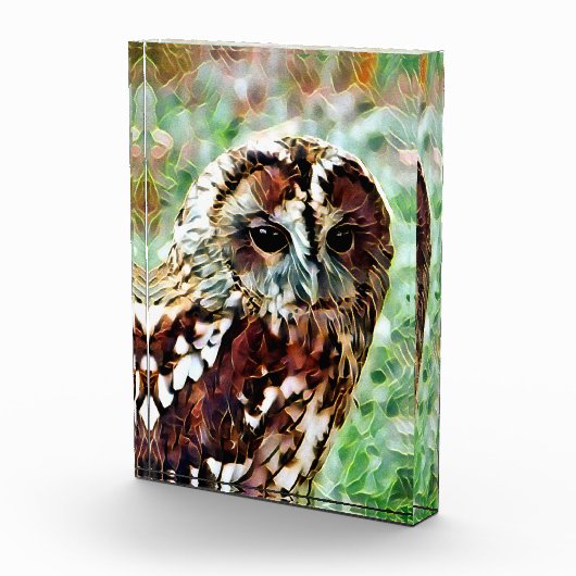 フクロウ フォトブロック (右)