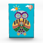 フクロウ フォトブロック (正面)