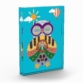 フクロウ フォトブロック