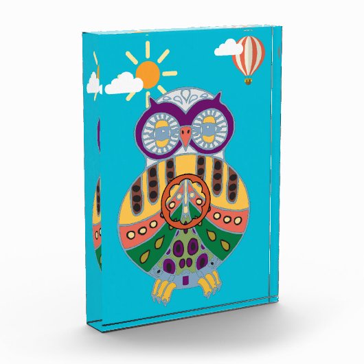 フクロウ フォトブロック (左)