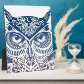 フクロウ フォトプラーク (側面)