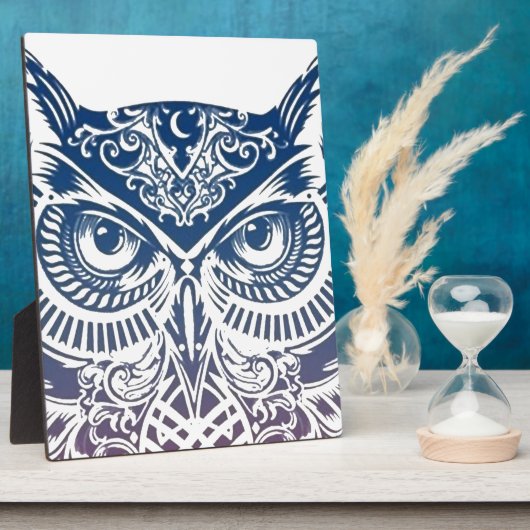 フクロウ フォトプラーク (側面)