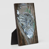 フクロウ フォトプラーク (側面)