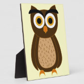 フクロウ フォトプラーク (側面)