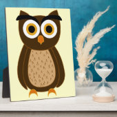 フクロウ フォトプラーク (側面)