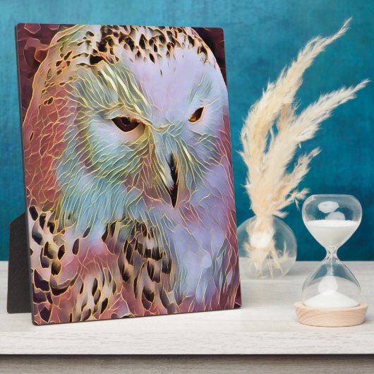 フクロウ フォトプラーク (側面)