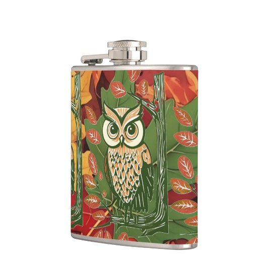 フクロウ フラスク (左)