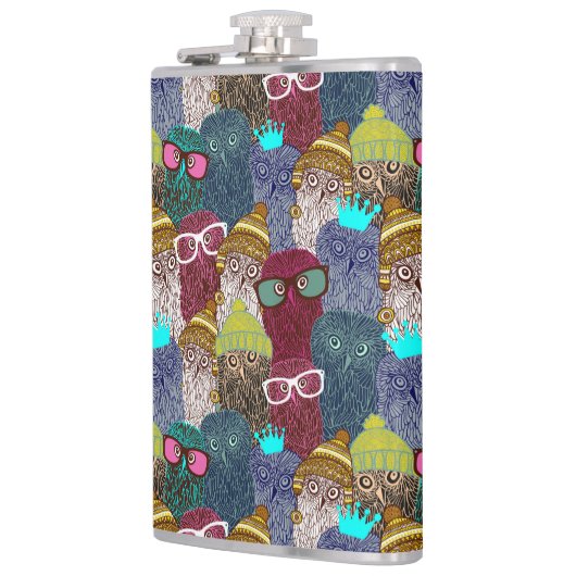 フクロウ フラスク (左)