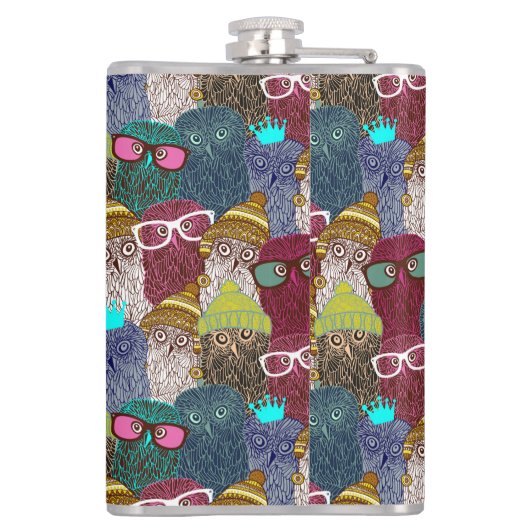 フクロウ フラスク (裏面)