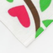 フクロウ フリースブランケット (角)