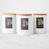 フクロウ フードラベル (ボトル)