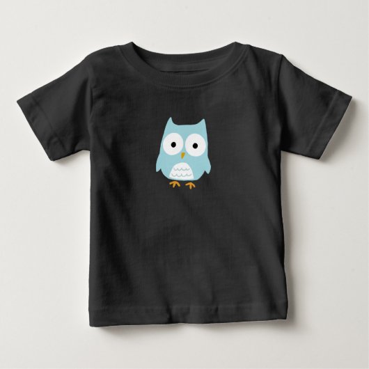 フクロウ ベビーTシャツ (正面)