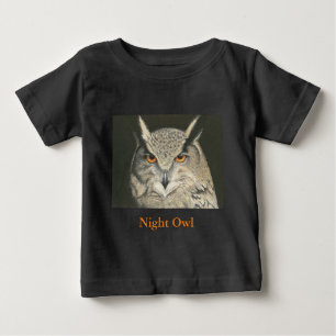 フクロウ ベビーTシャツ