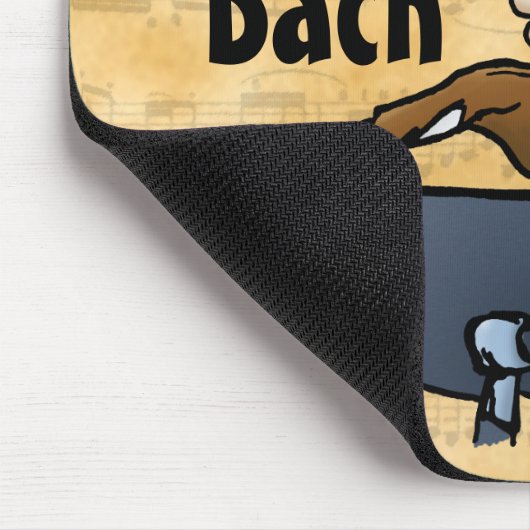 フクロウ・ベ・バおもしろいハ・フクロウ漫画 マウスパッド (コーナー)