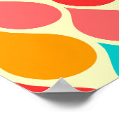 フクロウ・ボーム白フクロウのアートポスター ポスター (角)