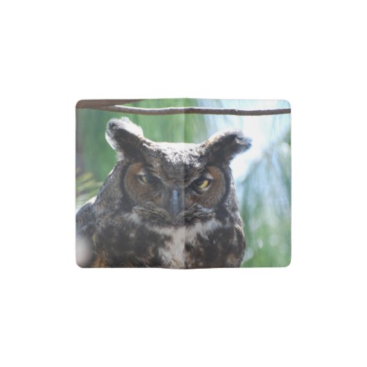 フクロウ ポケットMoleskineノートブック (オープン)