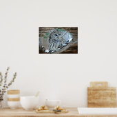 フクロウ ポスター (キッチン)