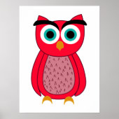 フクロウ ポスター (正面)