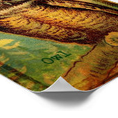 フクロウ ポスター (角)