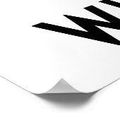 フクロウ ポスター (角)