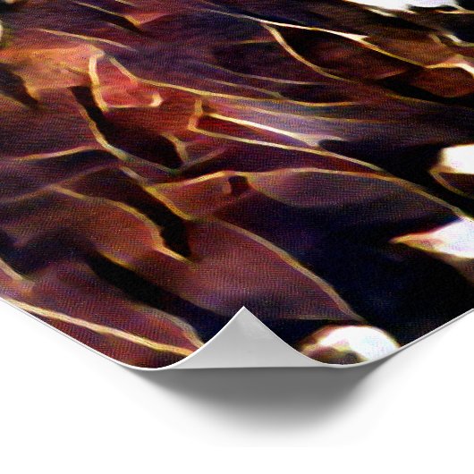 フクロウ ポスター (角)