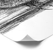 フクロウ ポスター (角)