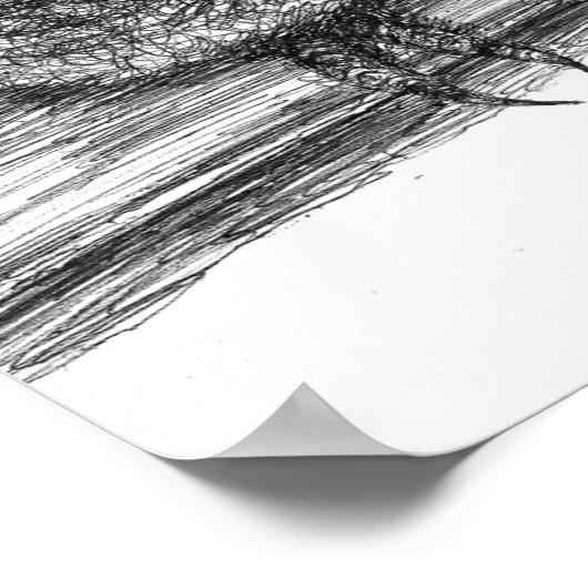 フクロウ ポスター (角)