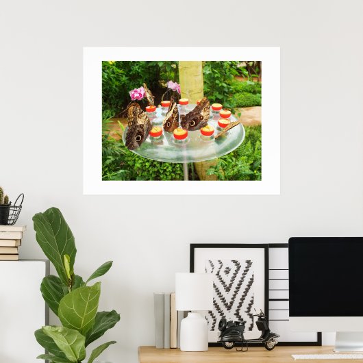 フクロウ ポスター (ホームオフィス)