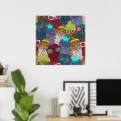 フクロウ ポスター (ホームオフィス)