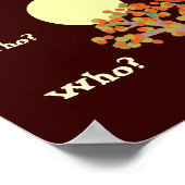 フクロウ ポスター (角)