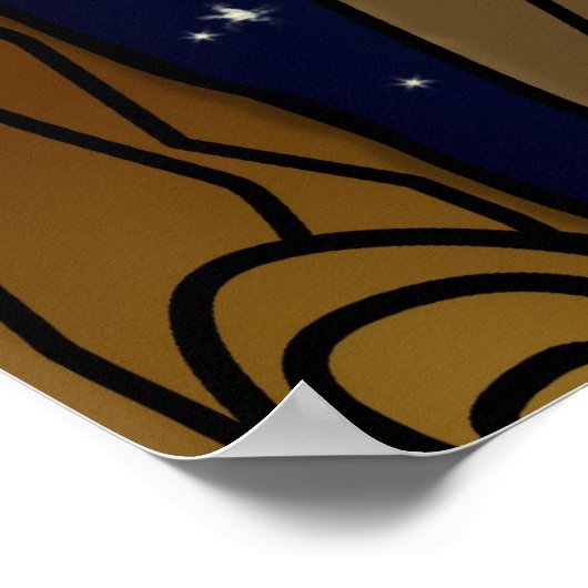 フクロウ ポスター (角)