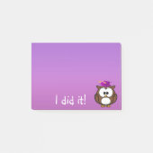 フクロウ ポストイット (正面)