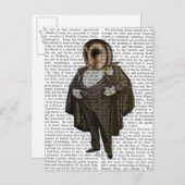 フクロウ ポストカード (正面/裏面)