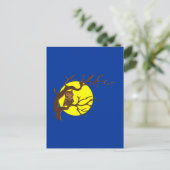 フクロウ ポストカード (スタンド正面)